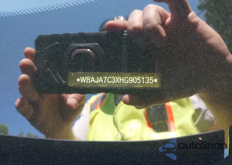 2017 BMW 530I xDrive from USA, damaged, VIN WBAJA7C3XHG905135